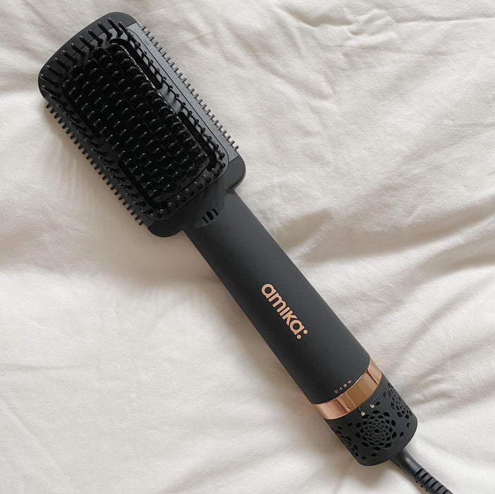 Amika Double Agent 2-in-1 Straightening Blow Dryer Brush