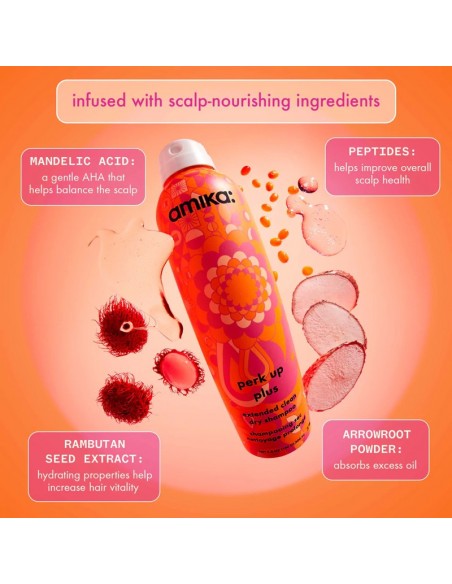 amika Perk Up Plus Extended Clean Dry Shampoo