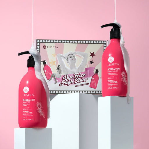 Keratin Bundle - 1 x 16.9oz Shampoo & Conditioner Set - ProCare Outlet by Luseta Beauty