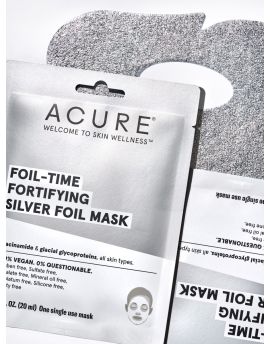 ACURE - Foil-Time Fortifying Silver Foil Mask - ProCare Outlet by Acure