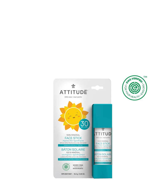 Attitude - Baby & Kids Moisturizer Face Stick : SPF 30 - by Attitude |ProCare Outlet|