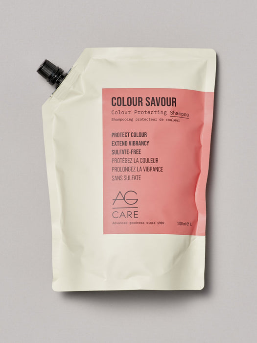 COLOUR SAVOUR Colour Protecting Shampoo - 1 Litre Refill - by AG Hair |ProCare Outlet|