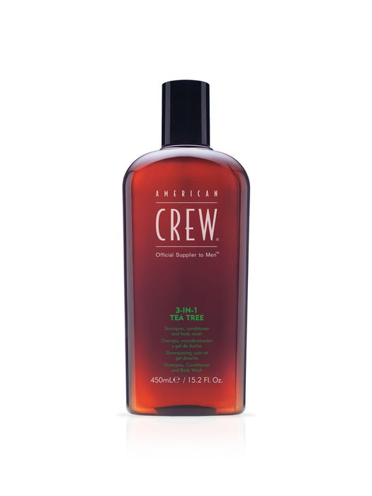 American Crew - 3in1 Tea Tree Shampoo, Conditioner, Body Wash - 250ml - by American Crew |ProCare Outlet|