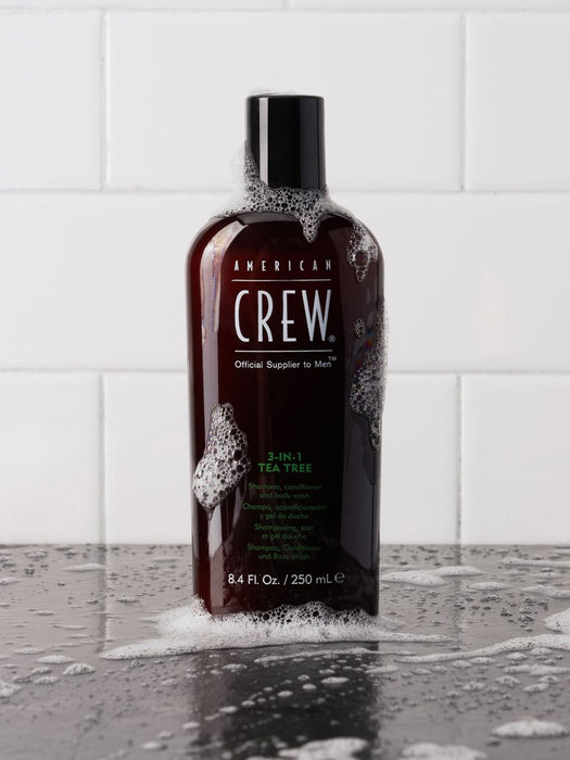 American Crew - 3in1 Tea Tree Shampoo, Conditioner, Body Wash - by American Crew |ProCare Outlet|