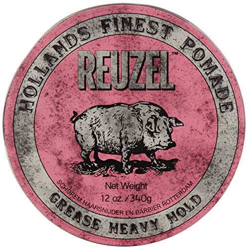 Reuzel - Grease Pink Heavy Hold Pomade - 12 oz / 340 g - ProCare Outlet by Reuzel