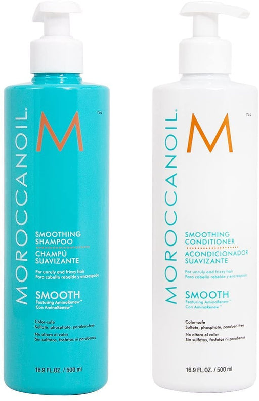 Moroccanoil - Smooth shampoo and conditioner duo 16.9 fl.oz/500ml - by Moroccanoil |ProCare Outlet|
