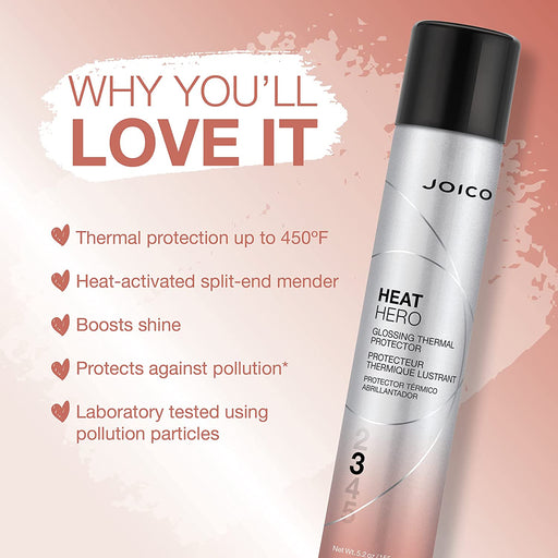 Joico - Heat Hero Glossing Thermal Protectant 180ML - ProCare Outlet by Joico