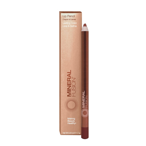 Mineral Fusion - Lip Pencil - Burnish- plum brown / .04 fl.oz - by Mineral Fusion |ProCare Outlet|