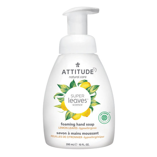 Foaming Hand Soap : SUPER LEAVES™ - Lemon Leaves / 295 mL - by Attitude |ProCare Outlet|