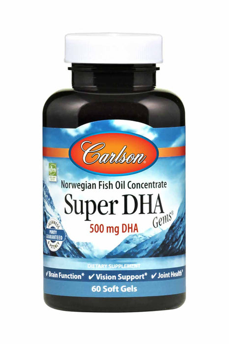 Carlson Labs Super DHA Gems® 500 mg (180 Softgels) - ProCare Outlet by Carlson Labs