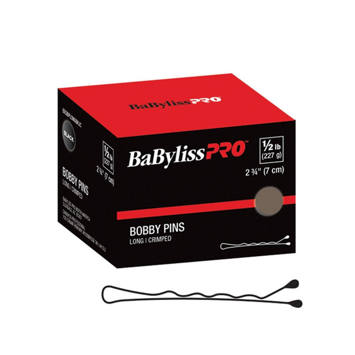 BaBylissPRO - (34940) 2 Crimped Bobby Pin - Brown - 1lb