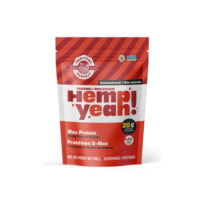 Hemp Yeah! Max Protein Unsweetened - 908g - by Manitoba Harvest |ProCare Outlet|