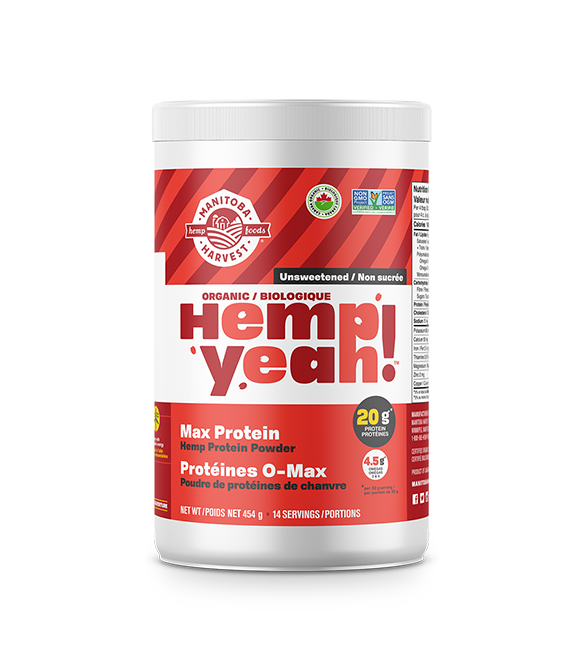 Hemp Yeah! Max Protein Unsweetened - 454g - by Manitoba Harvest |ProCare Outlet|