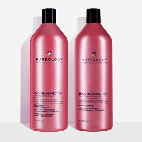 Pureology - Smooth Perfection - Anti-Frizz Shampoo and Conditioner Duo |33.8 oz| - by Pureology |ProCare Outlet|