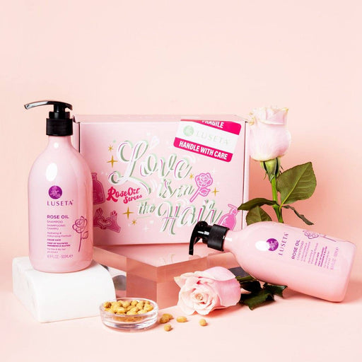 Rose Oil Bundle - 1 x 16.9oz Shampoo & Conditioner Set - by Luseta Beauty |ProCare Outlet|