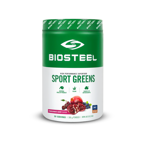 SPORT GREENS / Pomegranate Berry - 30 Servings - by BioSteel Sports Nutrition |ProCare Outlet|