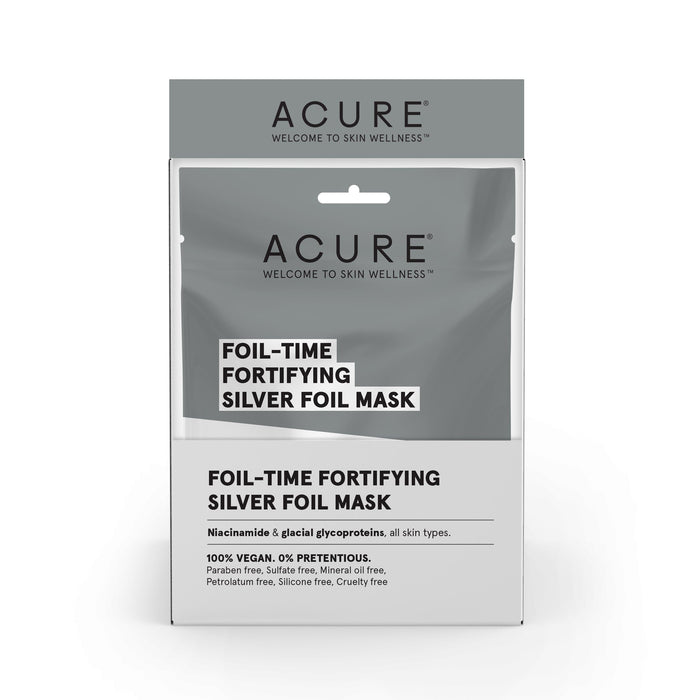 ACURE - Foil-Time Fortifying Silver Foil Mask - ProCare Outlet by Acure