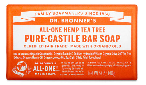 Tea Tree - Pure-Castile Bar Soap - ProCare Outlet by Dr Bronner's