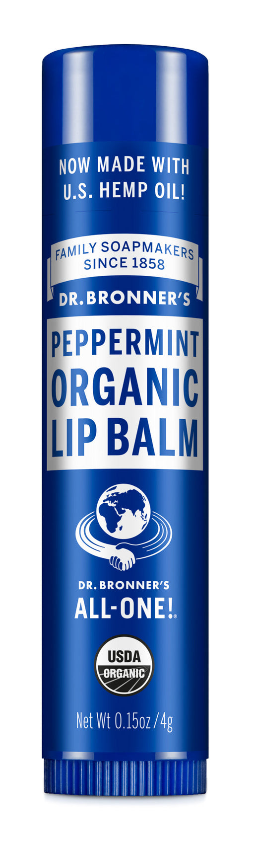 Peppermint - Organic Lip Balms - .15 oz - ProCare Outlet by Dr Bronner's
