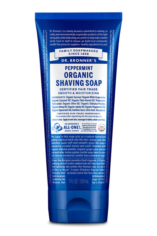 Peppermint - Organic Shaving Soaps - ProCare Outlet by Dr Bronner's