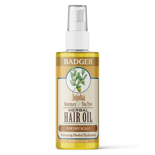 Badger - Jojoba Hair Oil for Dry Scalp |2 oz| - ProCare Outlet by Badger
