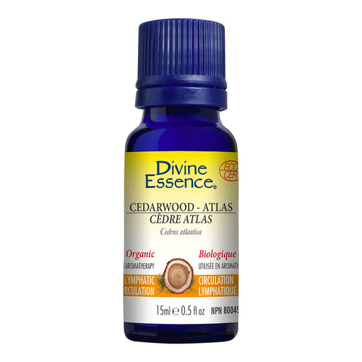 Cedarwood-Atlas Organic Essential Oil 15ml, DIVINE ESSENCE - by Divine Essence |ProCare Outlet|