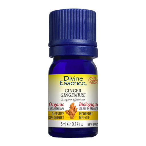 Ginger Organic Essential Oil 5ml, DIVINE ESSENCE - ProCare Outlet by Divine Essence