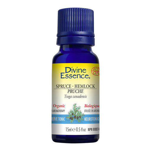 Spruce Hemlock Organic Essential Oil 15ml, DIVINE ESSENCE - by Divine Essence |ProCare Outlet|