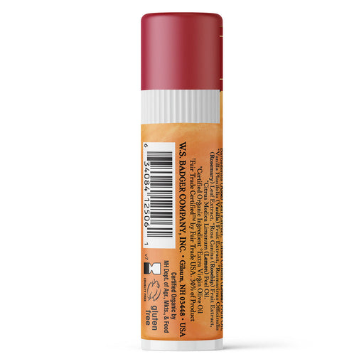 Badger - Cocoa Butter Lip Balm - Poetic Pomegranate |0.25 oz | - by Badger |ProCare Outlet|