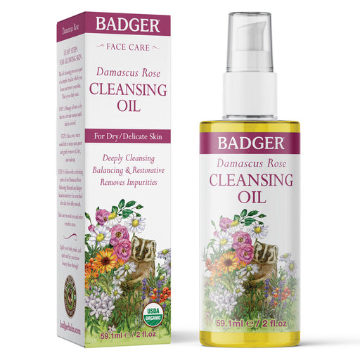Badger - Rose Face Cleansing Oil |1 oz| - ProCare Outlet by Badger