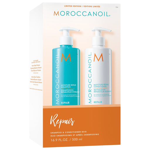 Moroccanoil - Moisture Repair Shampoo Plus Conditioner, 16.9 Ounce - by Moroccanoil |ProCare Outlet|