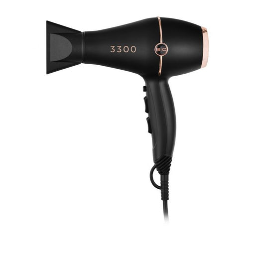 Black StyleCraft - 3300 - Supercharged Nano-Compact Hair Dryer with 2 Concentrator Nozzles - by StyleCraft |ProCare Outlet|